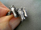 Three Well-crafted Southwest 3d Horse Heads Sterling Silver Ring Size 8