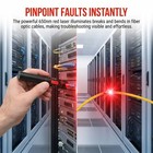 Rechargeable Visual Fault Locator Fiber Optic Tester Tool   Adapter