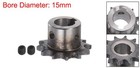 06b Roller Chain Sprocket 12t Pitch 3 8  15mm Bore A3 Steel Motor Drive Gear