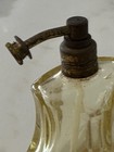 Antique Art Deco Yellow Glass Perfume Bottle Atomizer 20 s-30 s Vintage