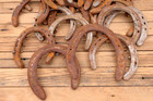 20 Used Horseshoe Rusty Cowboy Project Western Art Decor