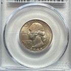 1946 Washington Quarter Pcgs Ms65