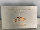 Us Mint 20th Anniversary American Eagle Silver 3-coin Set With Box And Coa