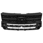 For Ford Explorer Suv Sport 2018-2019 Black Front Hood Bumper Upper Grille