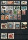  at2242  Mexico - Approx 60 Old Stamps On Stockpages  Nice Range   Cancels