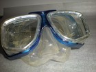 Deep See Tempered Glass Wrap Around Scuba Diving Mask Blue