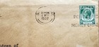 Straits Settlements 1937 Cover  solo Frank Kgv  218  singapore Slogan Cxl  mhs