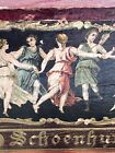 Antique Toy Piano Schoenhut Usa Victorian 8 Key Cherubs Nymphs Child Doll 1800   s