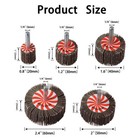 20 Pcs 40 60 80 120 Grit  Flap Wheel Sander For Drill Mounted Sanding Grinding