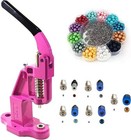 Hobby Trendy Hand Press 12 Colors 5 Sizes Imitation Pearl Acrylic Beads And Dies