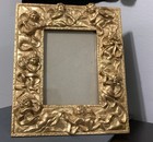 Gold Color Frame 5x7 Cherub Angel Music Ornate Picture Frame 3d Adorable Cherubs