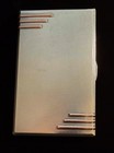 Cartier - Art Deco Style - Sterling Silver Cigarette card Case  Heavy  247 Grams