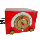 Defective Vintage 1953 Mcm Midcentury Modern Emerson 724 Tube Alarm Cloc G3d