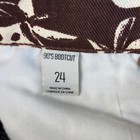 Bdg 90s Bootcut Jeans Strawberry Print Brown Casual Denim Pants Woman s Size 24