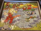 1949 Uncle Wiggily 3 Puzzle Set In Box Milton Bradley Howard R  Garis Complete