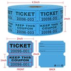 Raffle Tickets Double Rolls 1000 Per Roll 50 50 Raffle Tickets For Events car   