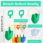 5 Pack 16 Inch Beach Shovels Sand Shovels Gardening Shovel Plastic Snow Shove   