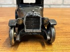 Vintage Arcade Two Tone Gray   Black Cast Iron Chevy Coupe   Sedan 8 
