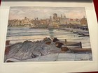 Third Reich View Of Riga Bridge Hdk Munchen Art Print 1941 Ww2 Wwii German