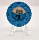 Nevada Palace Casino Las Vegas Nevada 1980 s  1 Casino Chip N1962  worn 