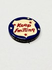 Keep Smiling The Old Reading Brewery Pin Beer Cello Pinback Button 7 8   