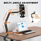 Long Arm Tablet Stand Phone Holder Lazy Bed Desk Mount For Iphone Ipad Samsung