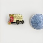 Vintage Covered Wagon Chuck Wagon Enamel Lapel Hat Pin Oregon Trail Bd