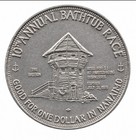 1976 Nanaimo Bc Annual Bathtub Racing Trade Dollar - Hbc Bastion