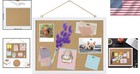 15 7 X 12 Inches Cork Board With Elegant White Frame - Perfect For Home   Office