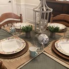 Rattan Woven Plate Chargers Set Of 4 Boho French Country Rustic- See Description