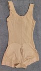 Women s Nylon Full Body Shaper Faja Corset Waist Cincher Tan Size Large