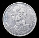 Rare 1905 Danish West Indies Silver 40 Cents  2 Franc  Free Shipping
