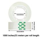 Clear Transparent Tape Rolls 3 4  X 1000  Dispenser Refill 6 Tape Rolls Scotch