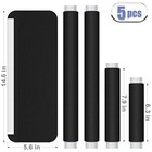 Refrigerator Handle Covers  5 Pieces  Leather Kitchen Appliance Handle Black