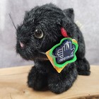 Applause Black Cat Plush Midnight Glow In The Dark Eyes Halloween With Worn Tags