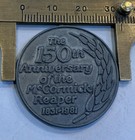 International Harvester Celebrating 150 Years Of The Mccormick Reaper Coin Medal
