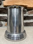 Metal Vintage Beer Stein Mug With Clear Bottom 5 5   