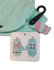 2 Pr Pusheen Girls Convertible Fingerless Gloves W mitten 5 Yrs   Up Mint Green