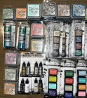Lot Of 84 Tim Holtz Distress Oxide  Alcohol Inks  Mixatives  Archival Ink Ranger