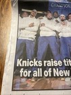 New York Post Newspaper Oct 21 2026 Ny Knicks Champs Forever Title Banner Cover