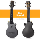 Soprano Ukulele 21  Carbon Fiber Nova U Mini With Case  Strap  Capo  Strings