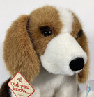 Dakin Huggables Henry Beagle Sitting Plush Hunting Dog Stuffed Animal Toy 24498