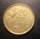 1951 France 20 Francs Coin 