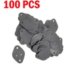 100pcs To-3 Transistor Silicone Insulator Pads Thermal Insulation Rubber Pad Us
