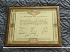 1919 Victory Liberty Loan Honor Certificate  9th District Usa Wwi