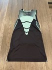 Men   s Nike Pro Combat Dri-fit Compression Tank Top Green Black Medium