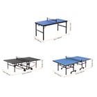 Vevor Ping Pong Table Foldable Table Tennis Game Table Indoor outdoor With Net