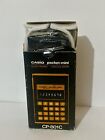 Rare Vintage Casio Pocket-mini Electronic Calculator  model Cp-801c  1970   s Nib