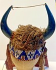 Antique Native American Lakota Sioux Indian  Buffalo Headdress  19th Century