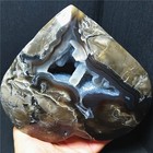 Rare 1908g Natural Polished Colorful Agate Geode Healing Madagascar A5010